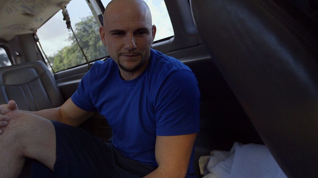 21P Sweet teen with brunette hair Lilith Addams gets banged in the back of a van