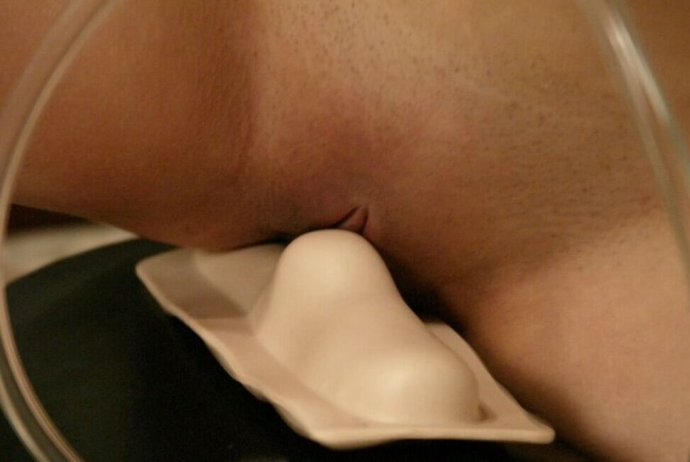21P Kinky Asian Mistress M fucks a Sybian in her first solo BDSM action ever