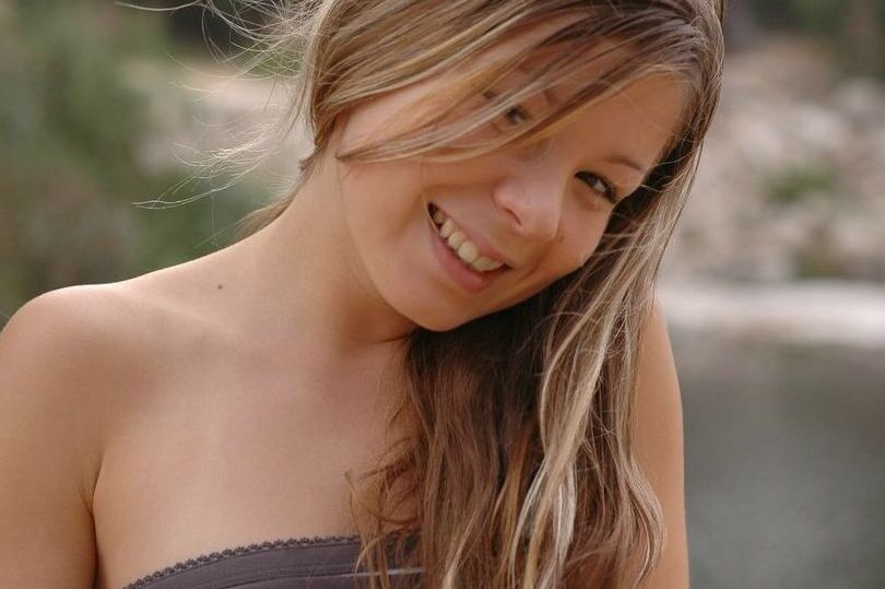 15P Barely legal hottie exposes her small tits and underwear near the water
