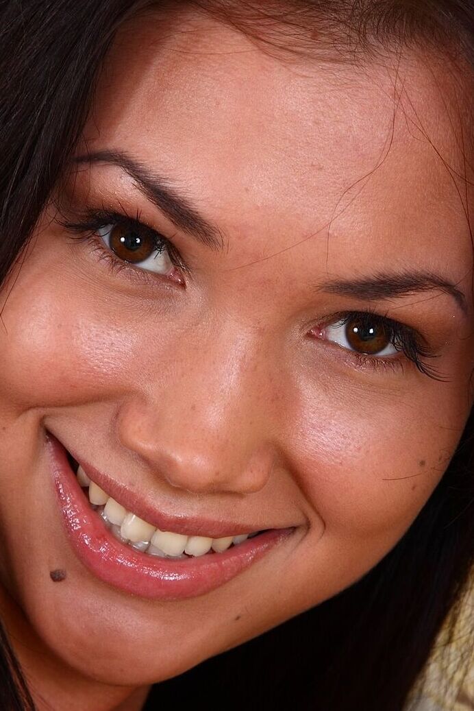 21P Black haired hottie Cassidy 3 reveals her attributes and fingers her love hole