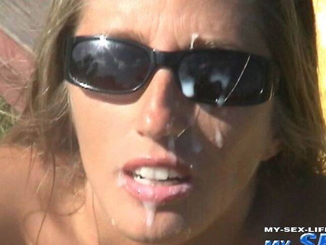 21P La MILF maigre Lori Anderson se fait baiser à l'extérieur puis prend un soin du visage en désordre