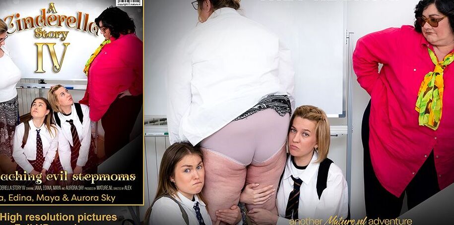 11P The evil stepmoms are back and now they are the kinkiest teachers young Maya