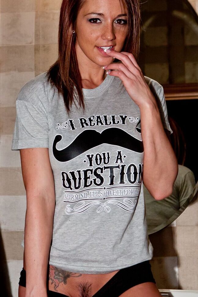 15P Nikki Sims Mustache