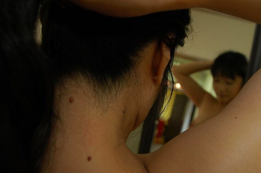 16P Fuckable asian MILF with tiny tits Yukie Minagawa taking shower
