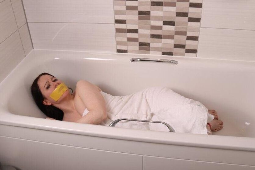 Accesorios de baño encuadernados con zorro negro 16P