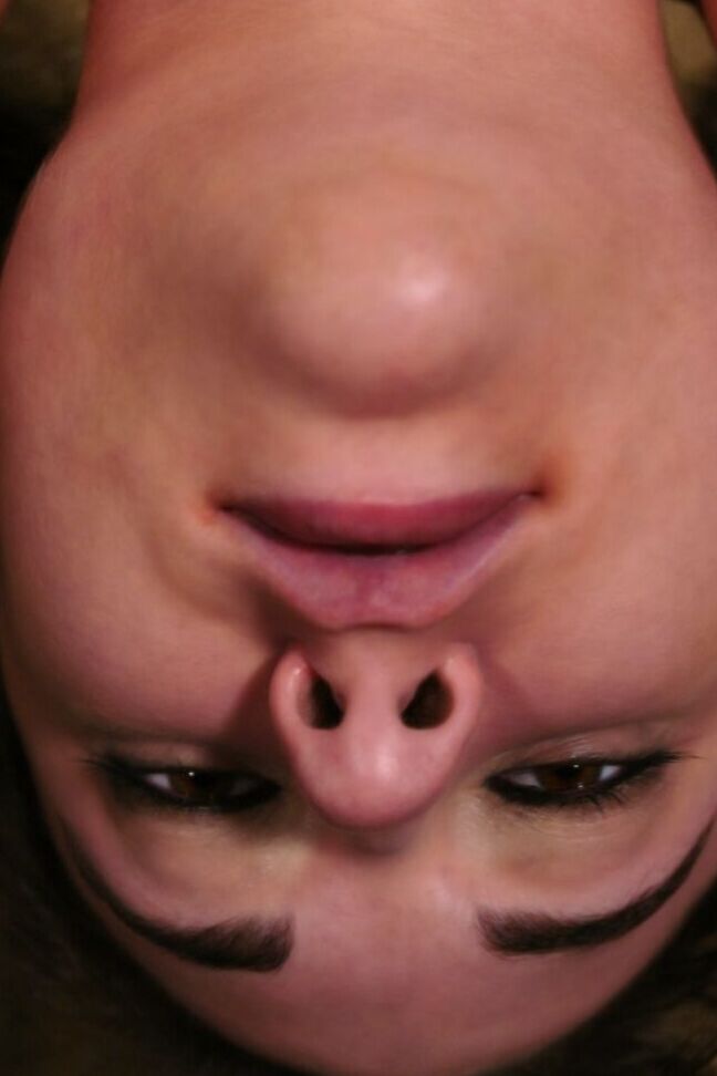 20P Nude brunette Sasha Grey gets toyed while hanging upside down from the ceiling