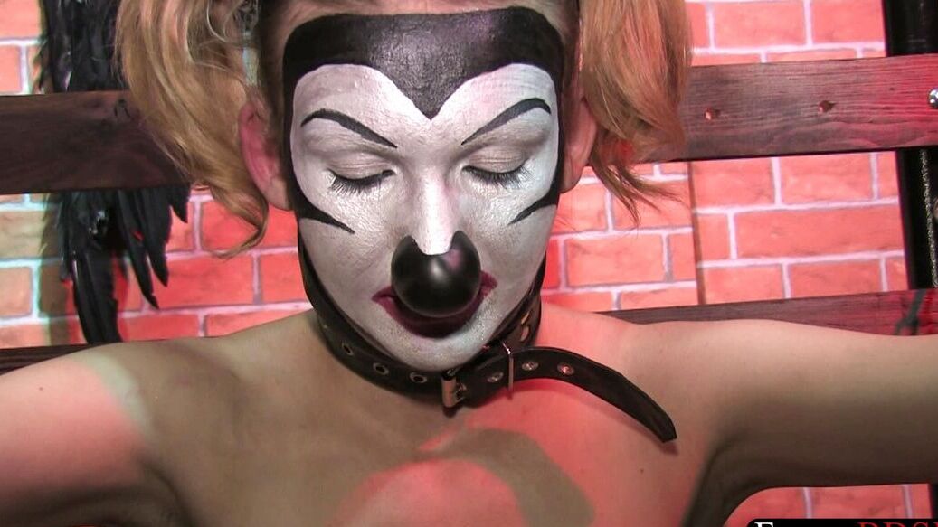 21P Sexy masked babe Dominika gets toyed and tortured by kinky domme Viki