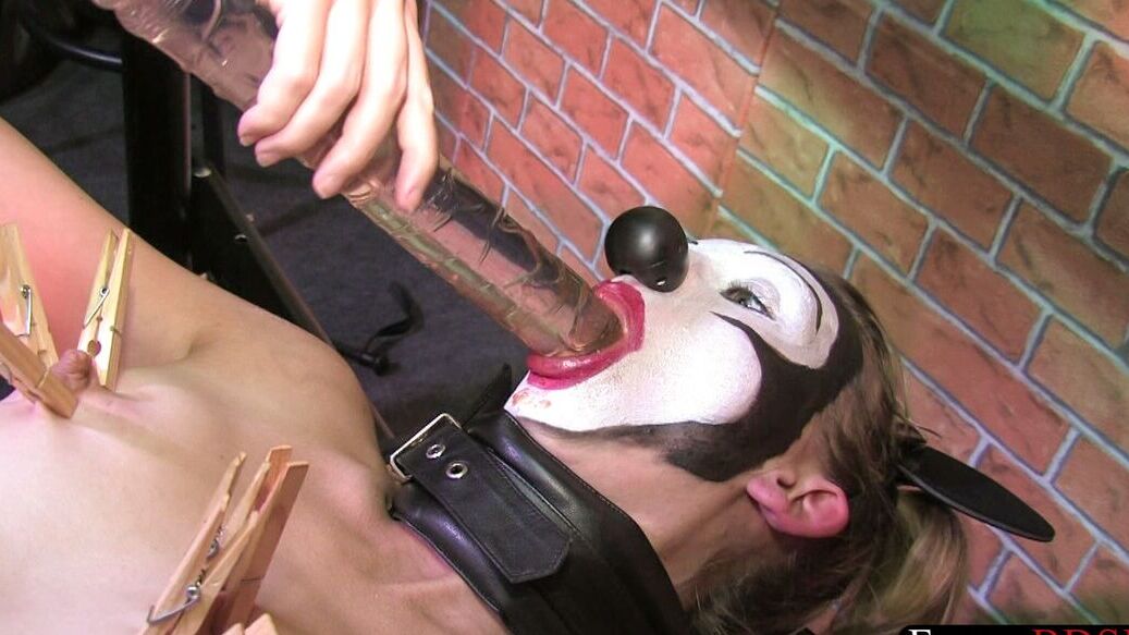 21P Sexy masked babe Dominika gets toyed and tortured by kinky domme Viki