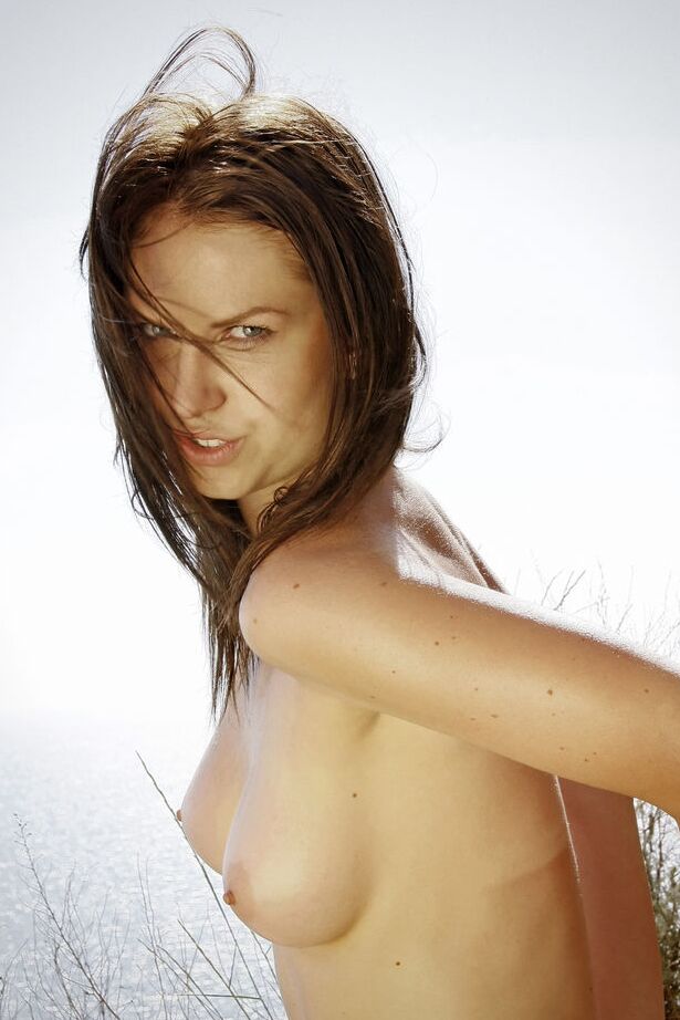 16P Newcomer Shiny Diamond bares her beautiful titties and slender body at the