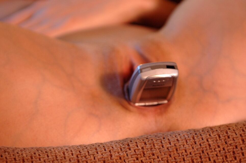 17P Amateur Tiffanie squirts & fists her tight pussy before sticking a phone in it
