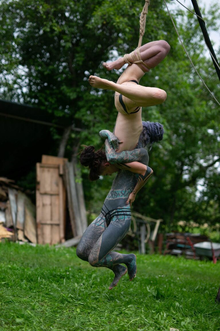 15P PHOTOSET Shibari for Anuskatzz and WildwuxZBDSM,Rope Bondage,Shibari