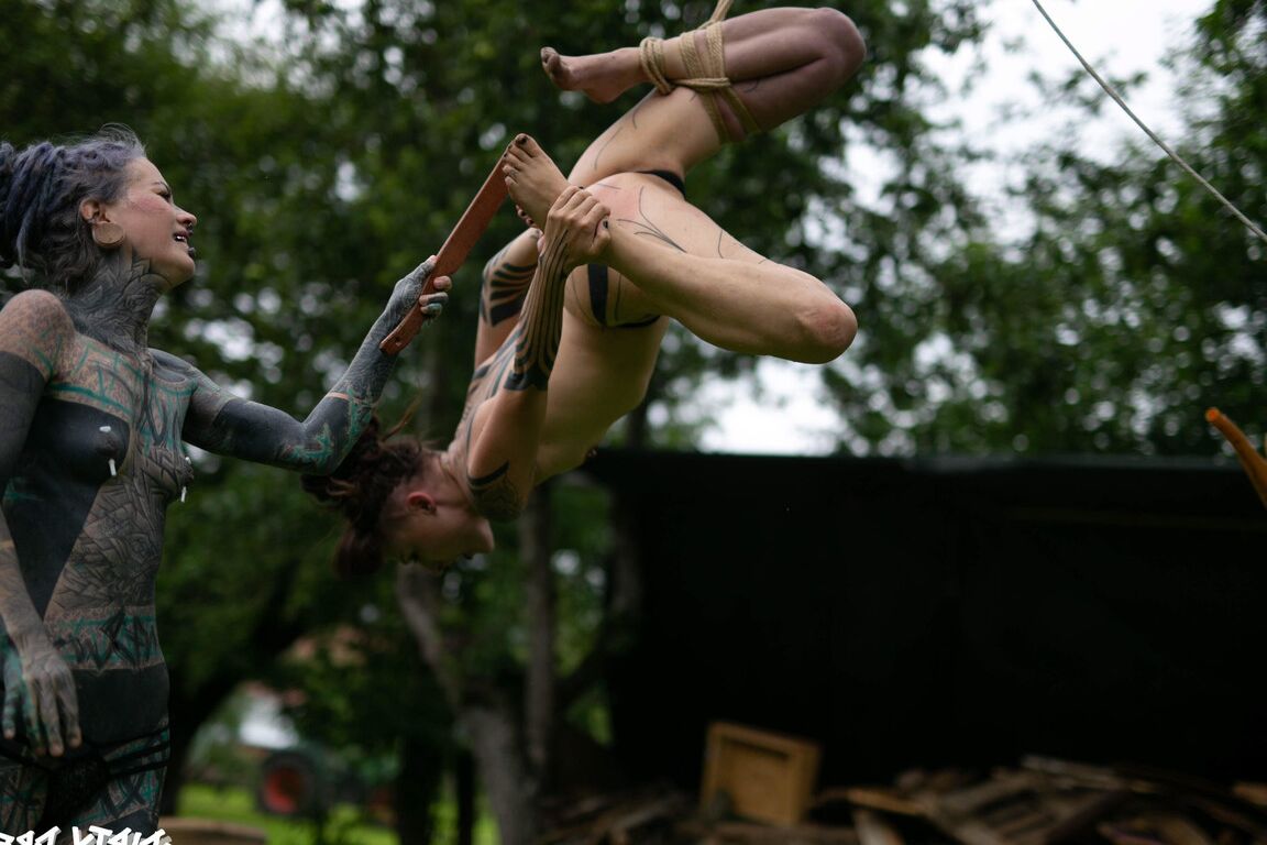 15P PHOTOSET Shibari for Anuskatzz and WildwuxZBDSM,Rope Bondage,Shibari