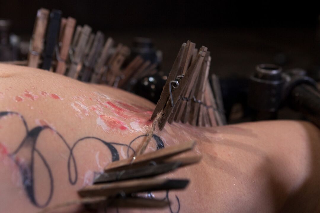 17P Durable slave Akira Raine endures clamps, cattle prod and hot wax treatment