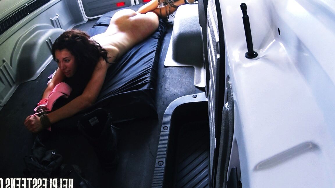 15P Teen hitchhiker Danica James gets tied up and fucked after accepting a ride