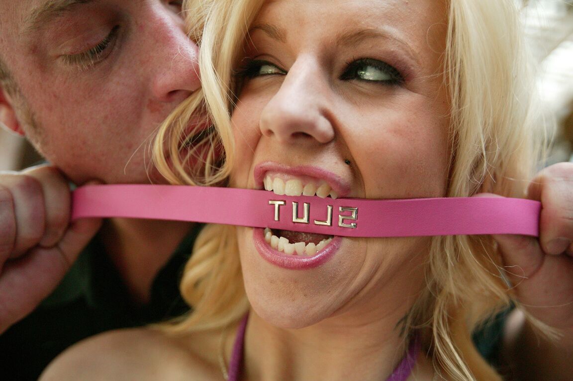 11P Big titted dumb blonde gets bound & brutally fucked by the farmhand in the hay