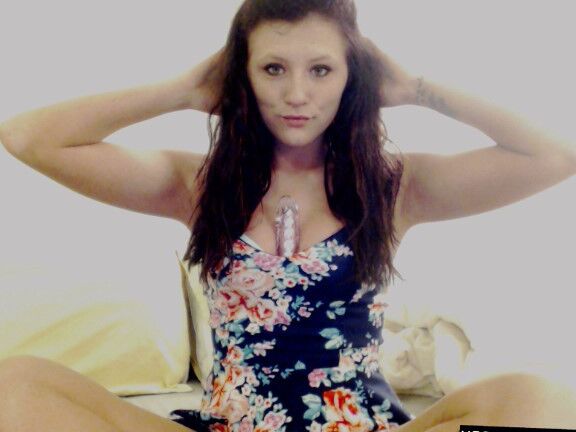 12P Freckles 18 Clear Dildo