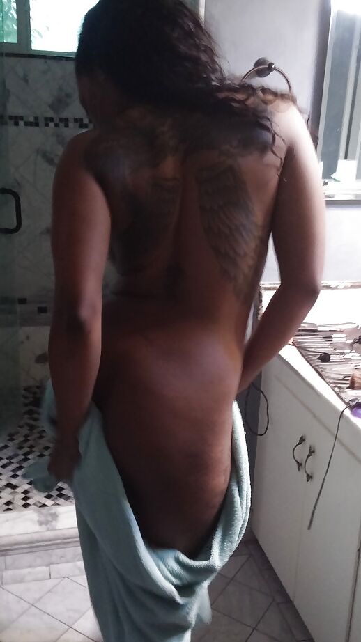 14P Ebony Tori Taylor is taking bath and touching her wet boobies