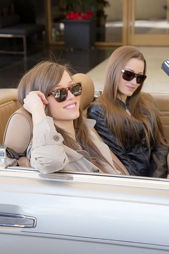 10P Hot chicks in sunglasses are actually lesbians that are into eating pussy only