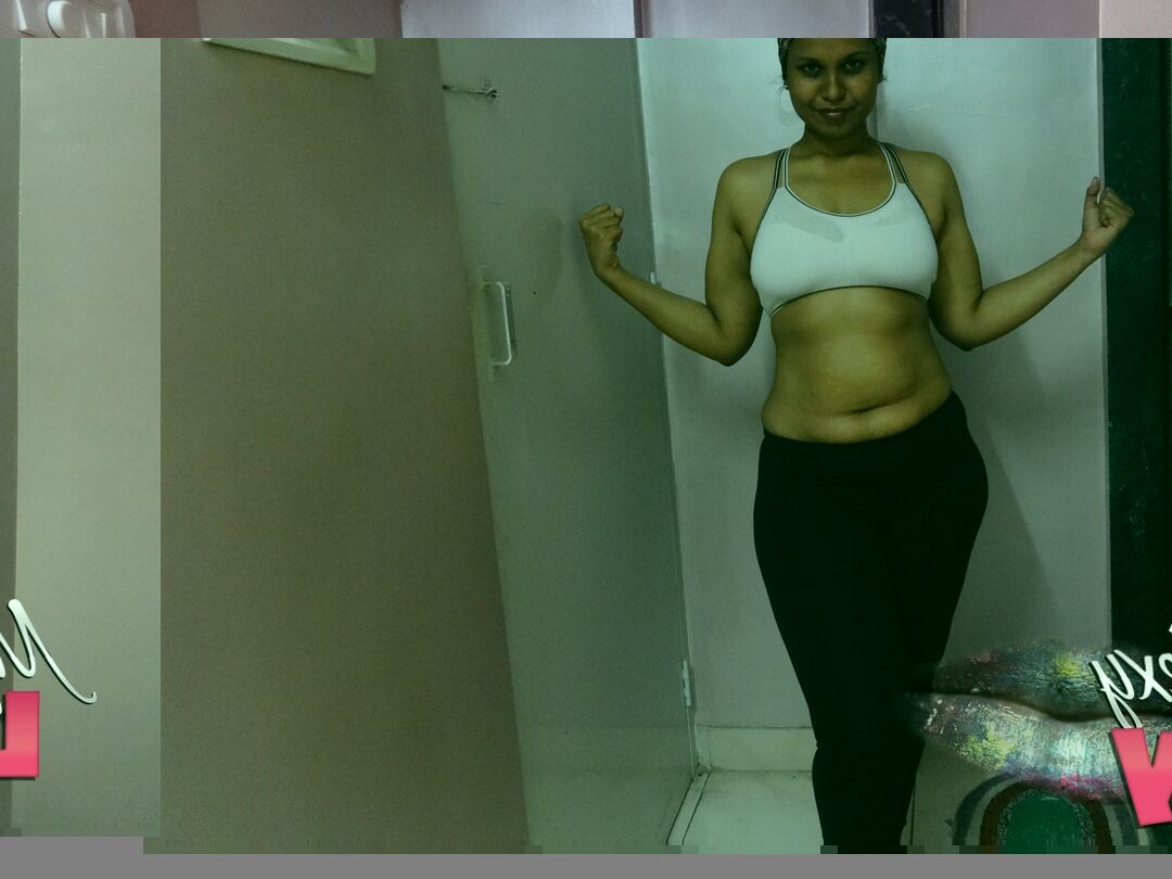 12P Lily working out on her body to make it more attractive for fans
