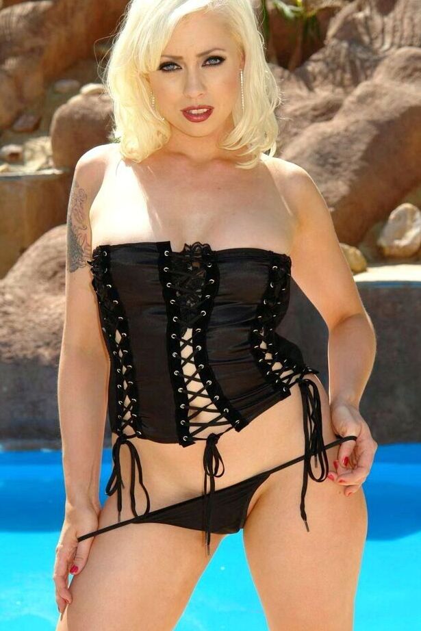 17P Sexy blonde Lee flaunts her attributes before getting blacked in a 3some