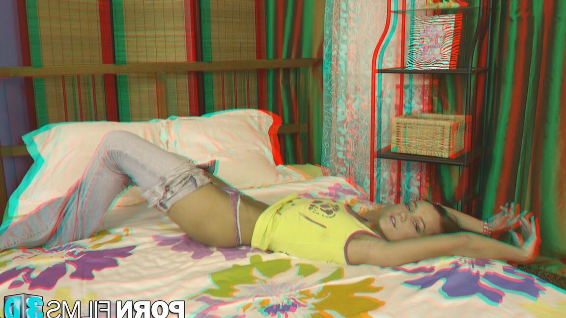 16P Porn Films Belleza 3D acaricia el coño mojado