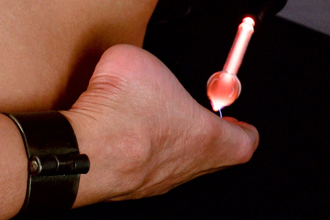 17P Blonde Lorelei Lee dominates over brunette Beretta James with electric devices