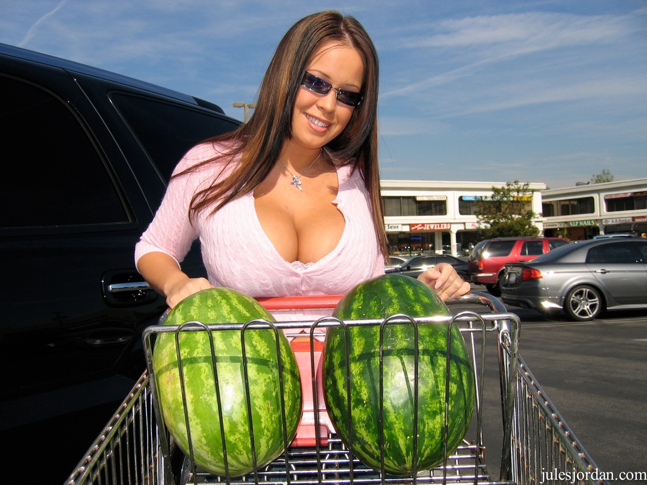 14P Shapely MILF Brandy Talore got two huge melons oiled and pussy nailed by dude