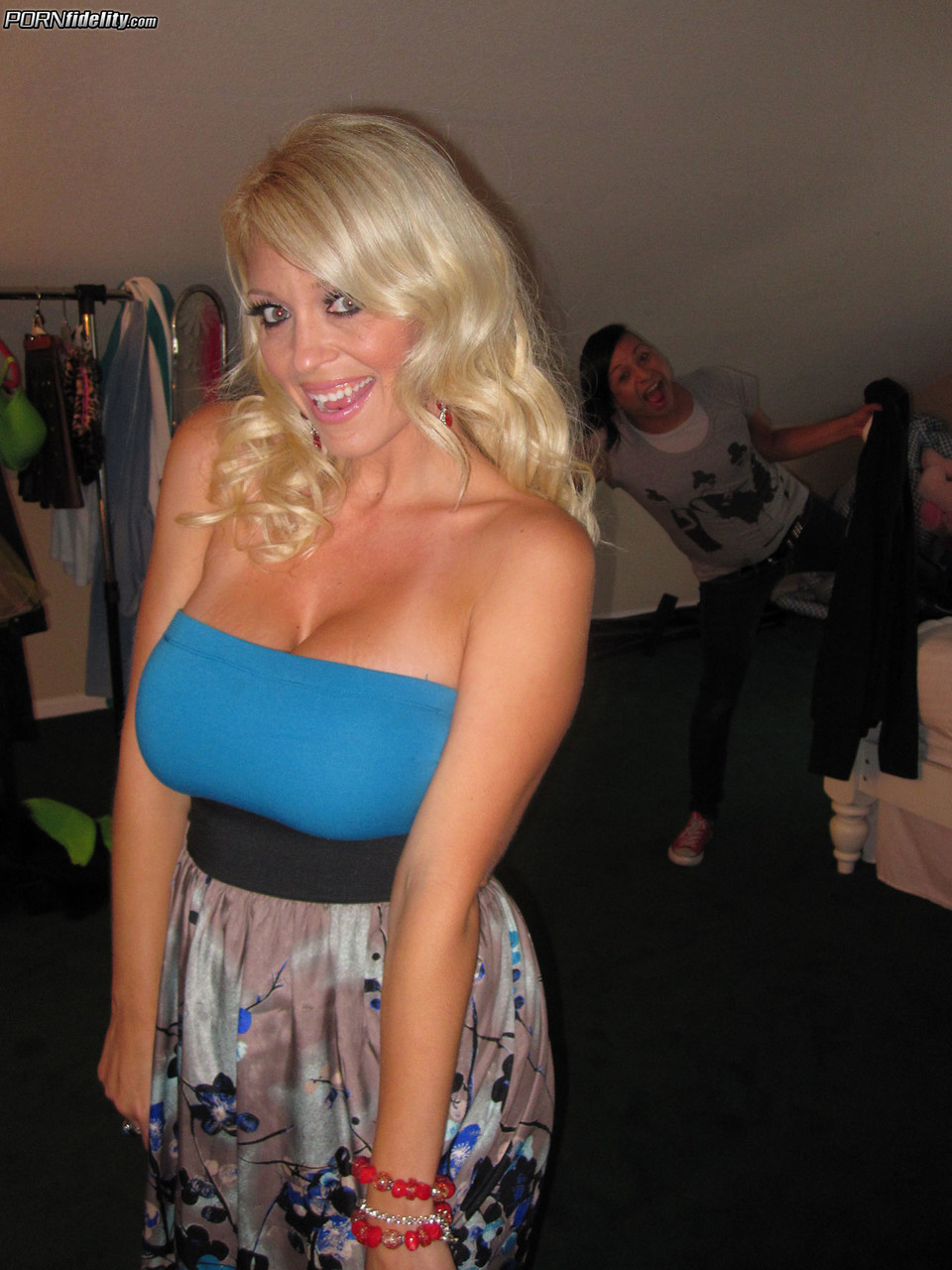 17P Fuckable MILFs Charlee Chase and Kelly Madison reveal their massive juggs
