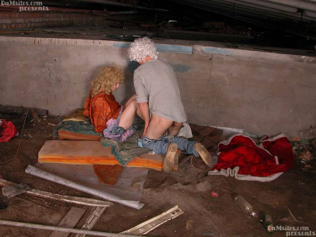16P Role playing sex game at the city dump