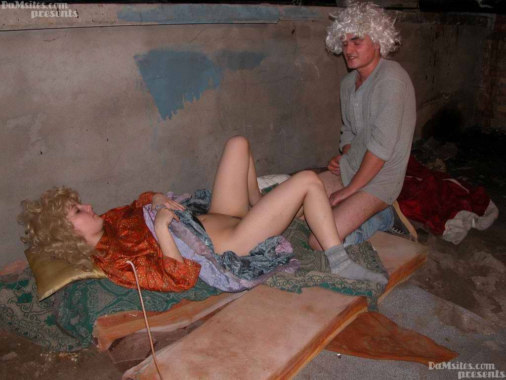 16P Role playing sex game at the city dump