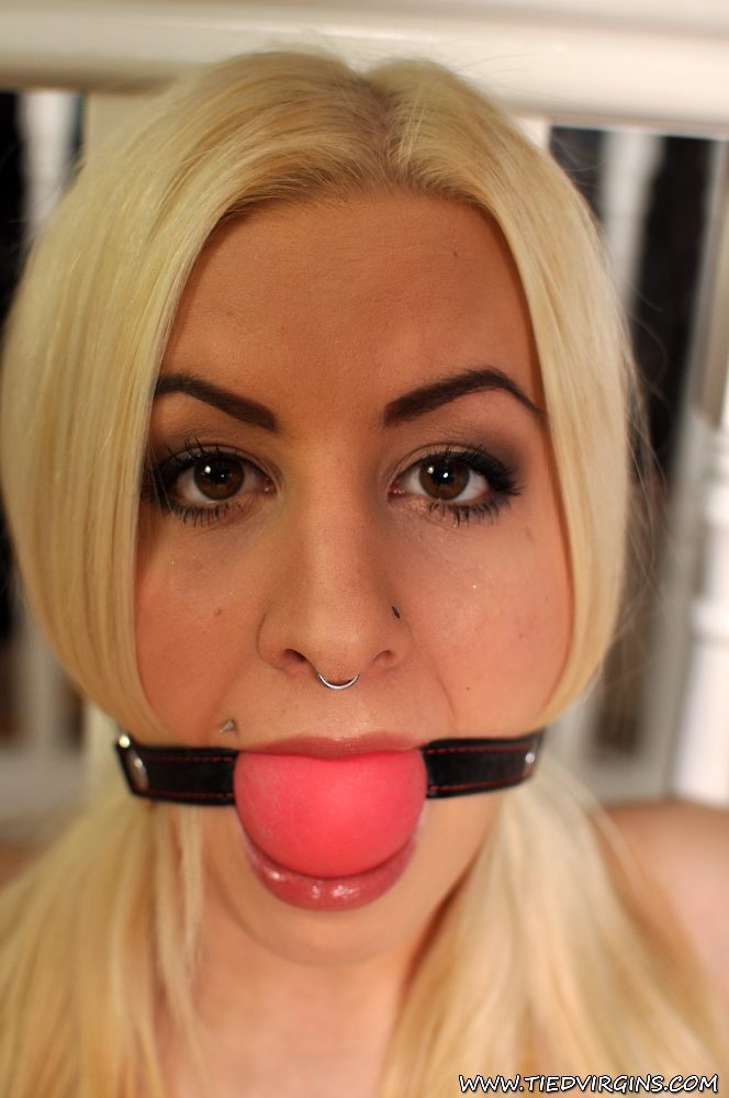12P Tied Virgins Busty bitch tied up and gagged