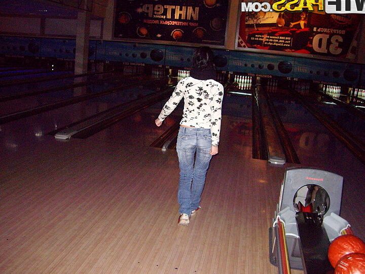 16P Brunette amateur Vika wanders about her hometown teasing one boy after another