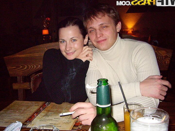 16P Brunette amateur Vika wanders about her hometown teasing one boy after another