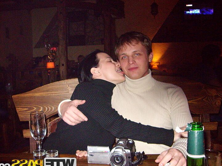 16P Brunette amateur Vika wanders about her hometown teasing one boy after another