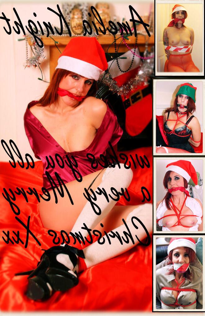 16P Redhead woman finds herself tied up and gagged during the Xmas holidays
