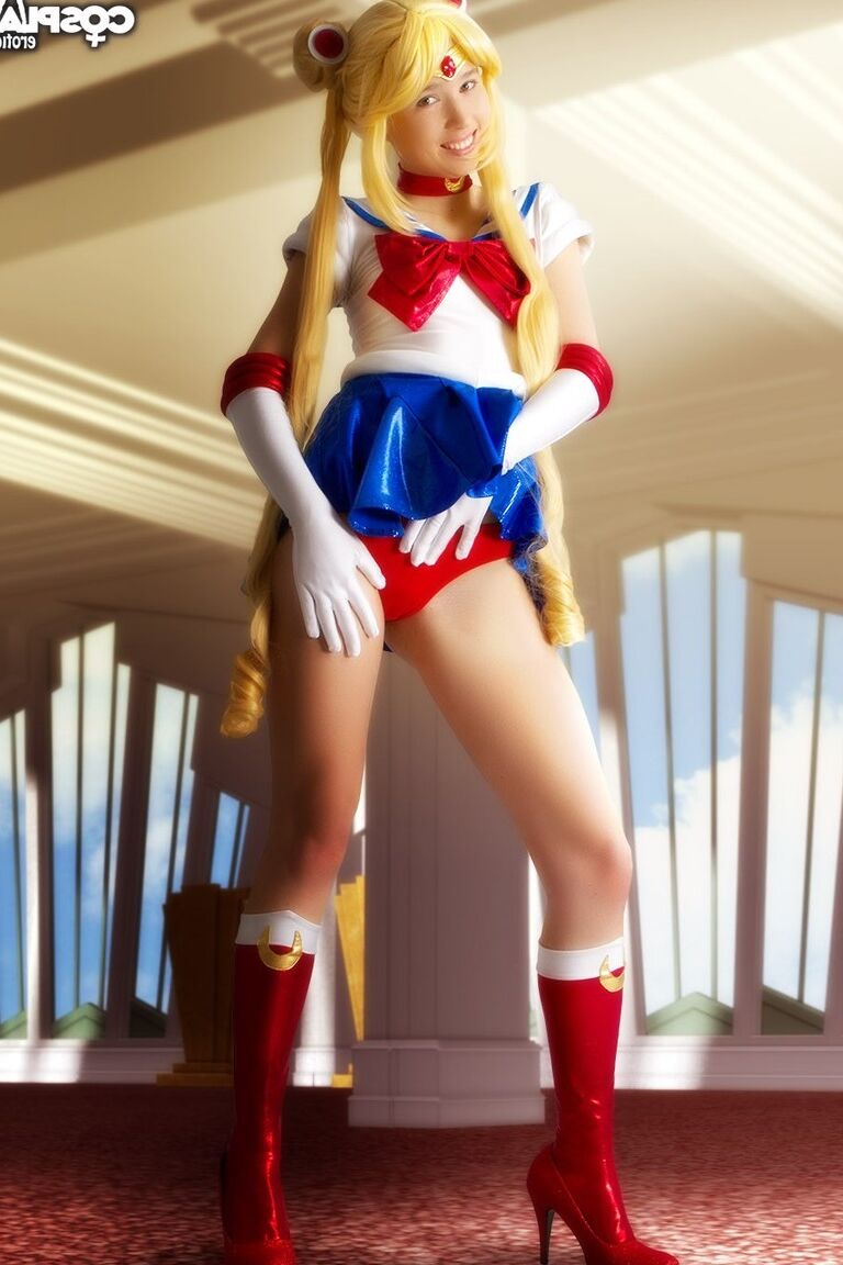 Entusiasta asiática de cosplay 12P libera sua buceta lisa durante ação solo