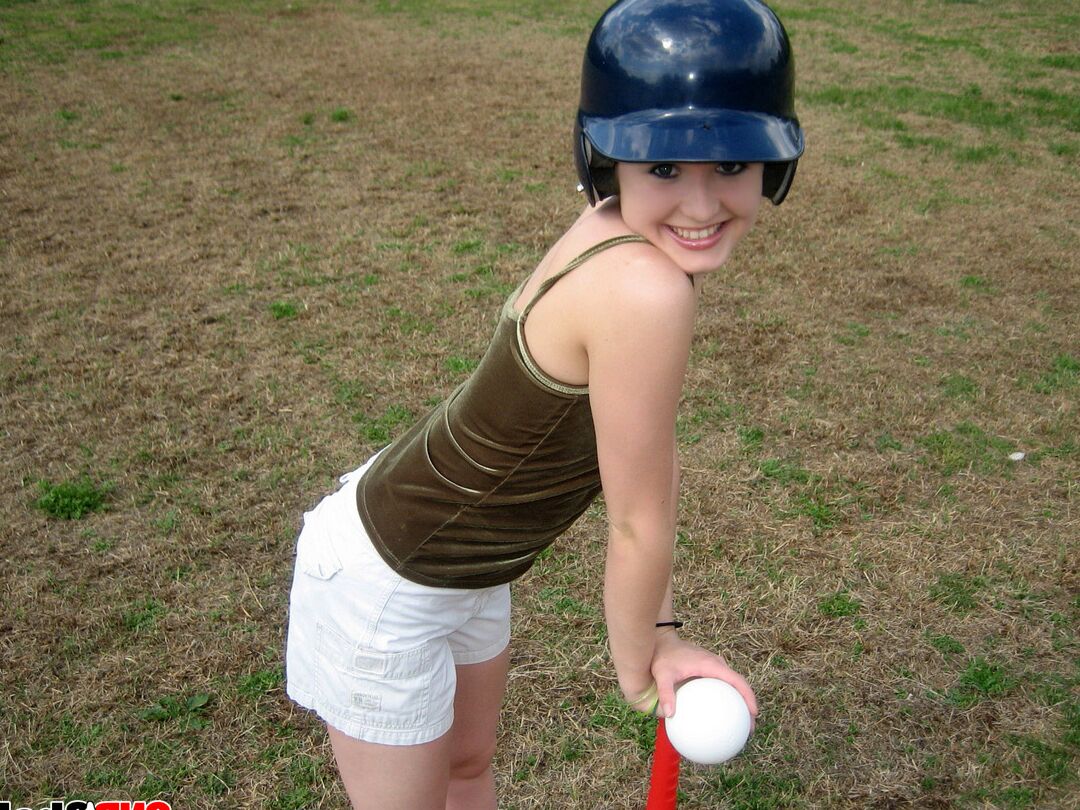 12P Shelby flashes her perky boob to the camera while playing around