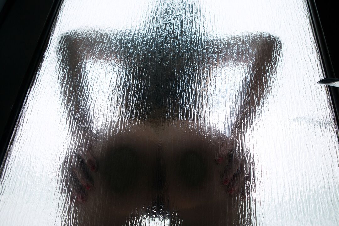 17P Beautiful chick Abby Cross gets totally naked before taking a shower