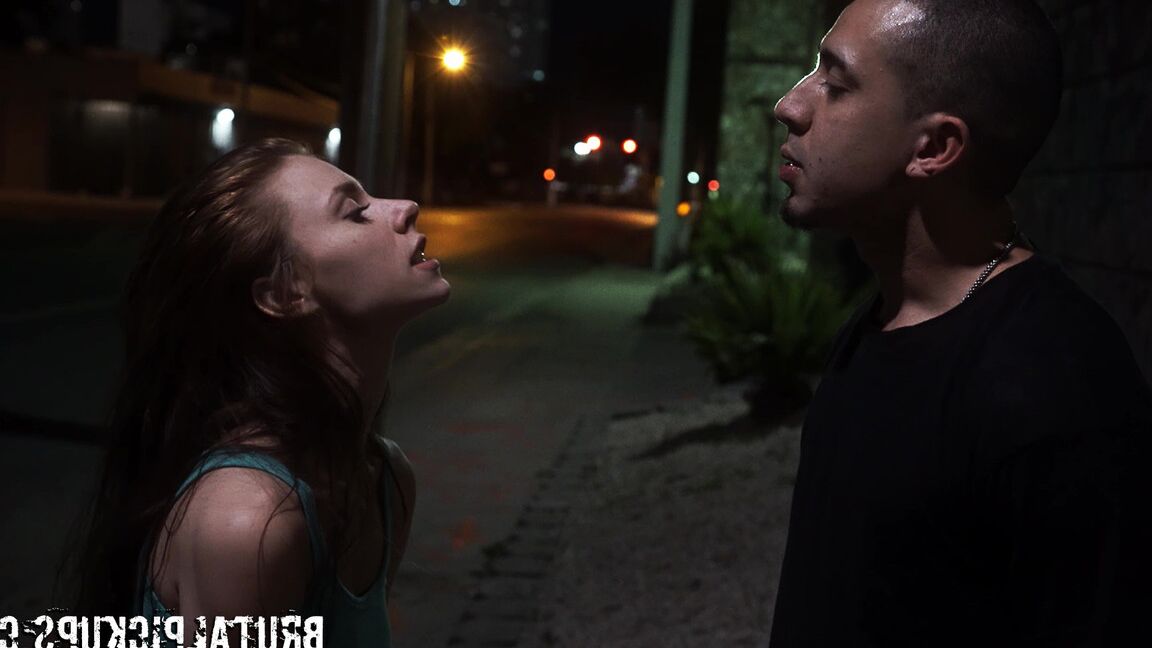15P Rough outdoor public sex is Anya Olsens only option as she finds herself in a