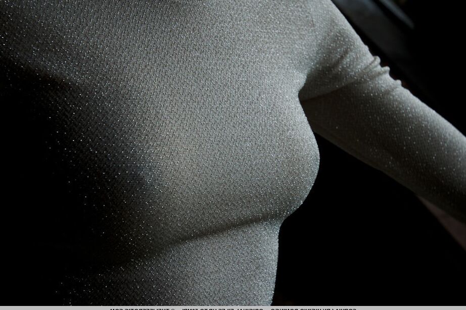 16P Horny Sophia's short tight dress gets hiked for a fingering in the woods