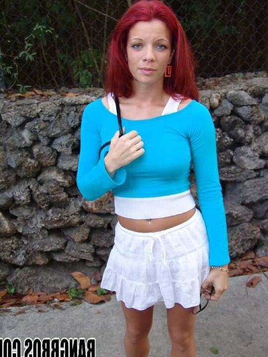 21P Redheaded newbie Punchy joins a stranger in his van and gets fucked hard