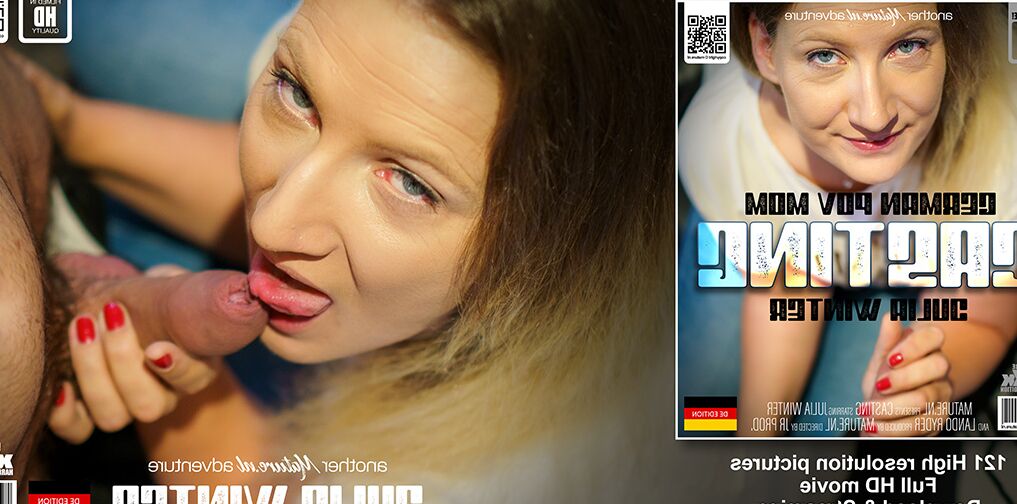 11P POV casting fucking and sucking with German mom Julia Winter