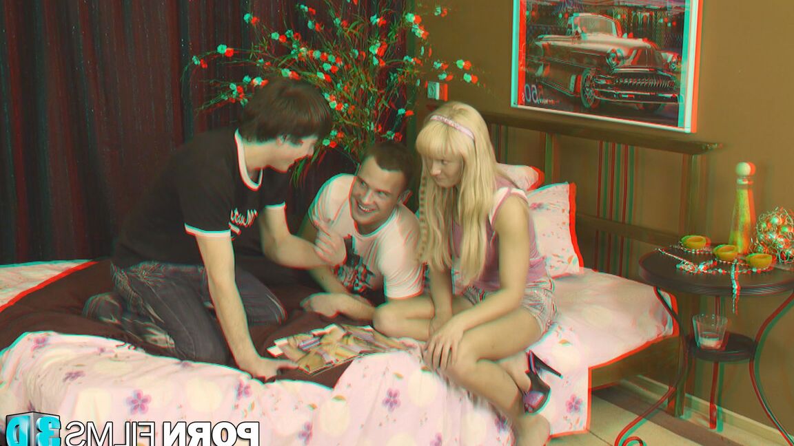 16P Porn Films 3D Rubia seducida chupa pollas