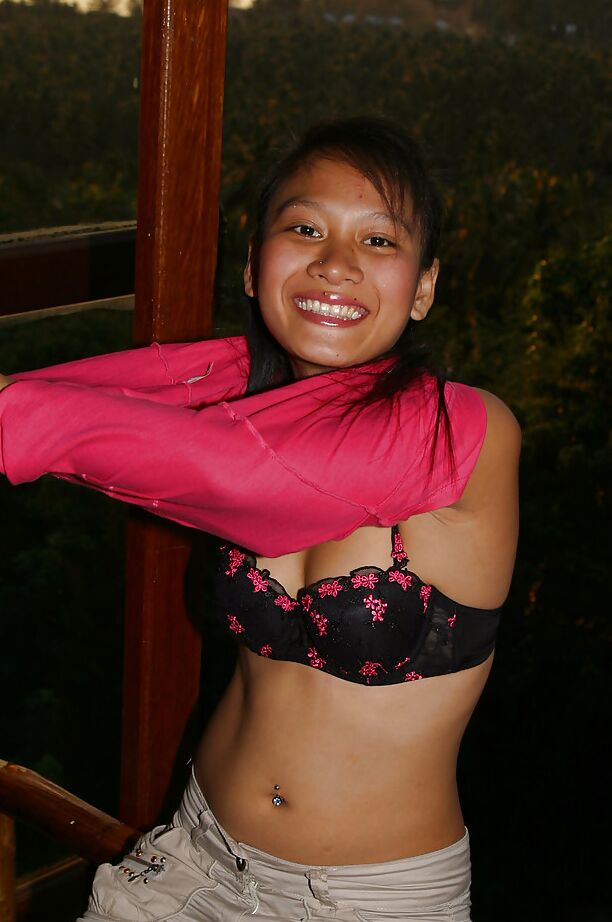 16P Asian first timer Chaiya exposing tiny tits and shaved vagina