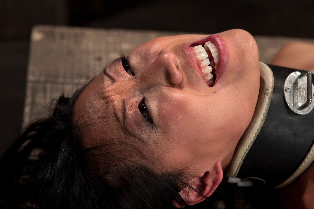 17P Tied up Asian Tia Ling gets dominated by the beautiful Isus Love.