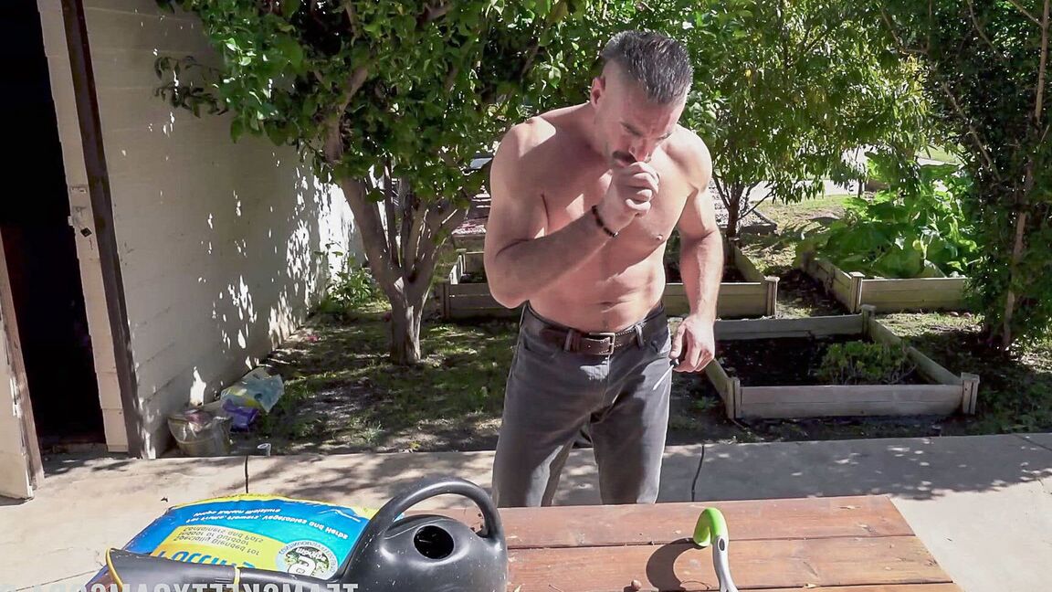 21P Brunette MILF Whitney Wright enjoys a wild fuck with the muscular gardener