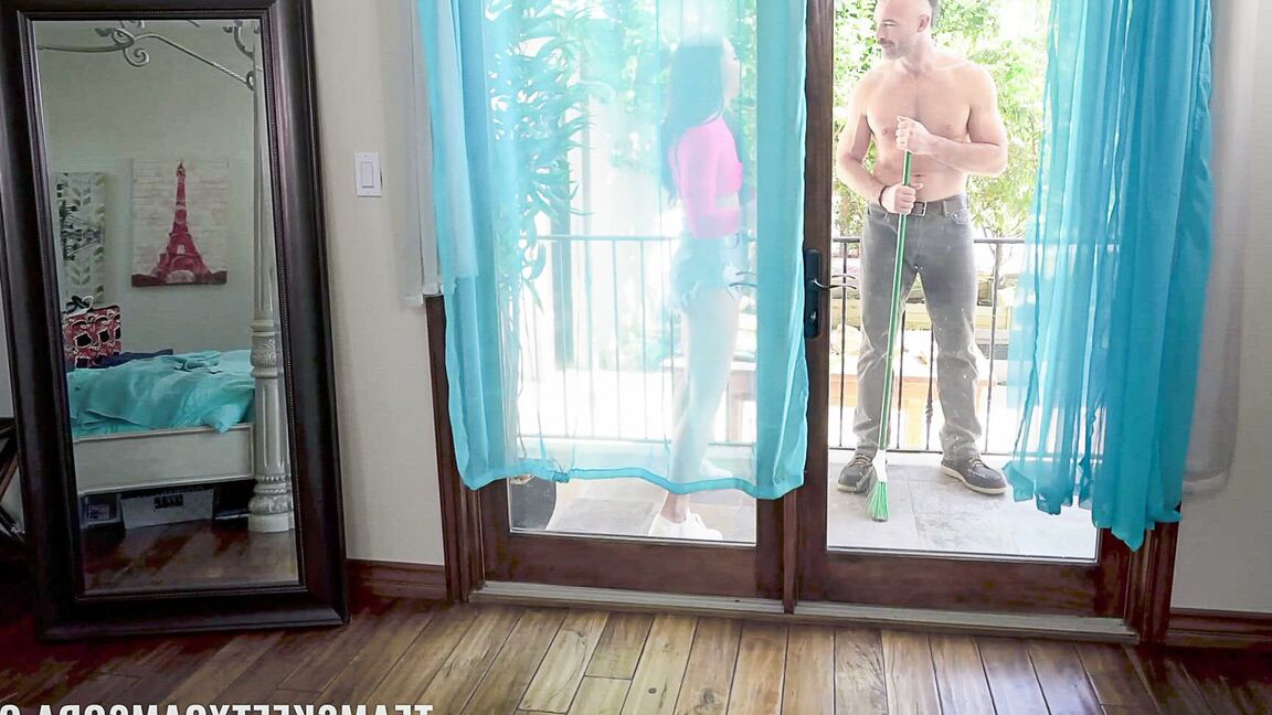 21P Brunette MILF Whitney Wright enjoys a wild fuck with the muscular gardener