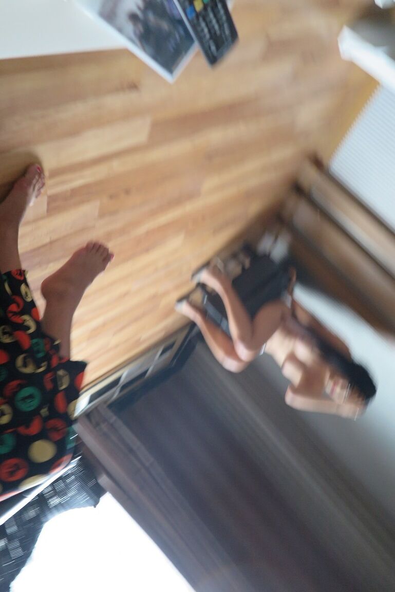 18P Shemale first timer Kartoon takes off slutwear and panties to go nude