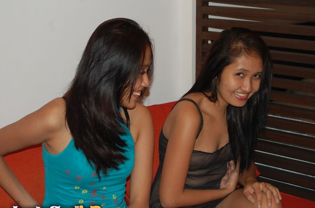 12P Young Asian girls Mika and Jehhan tag team a foreigner during a threesome