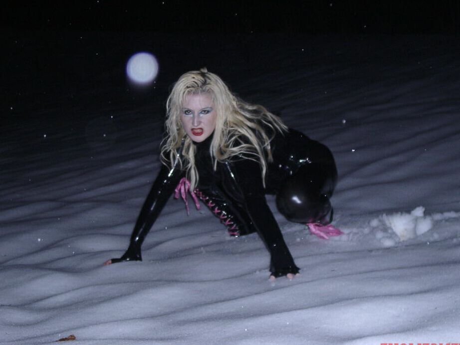 16P Seins en Caoutchouc Snow AngelLatex,Extérieur